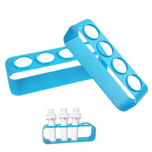 2-Pack Cirkul Flavor Cartridge Holders - Blue Acrylic Storage