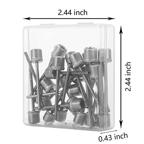 25-Piece Stainless Steel Air Pump Needle Set for Sports Balls with Storage Box