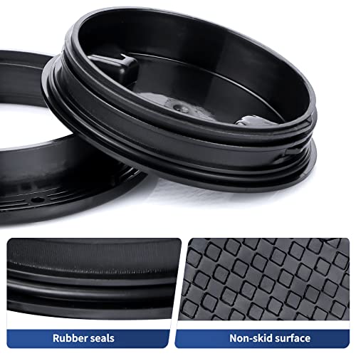 4-Inch Round Non-Slip Boat Hatch with Detachable Cover