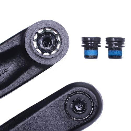 M15 Crank Arm Bolts for E-Bikes - Steel 2PC Set - Black