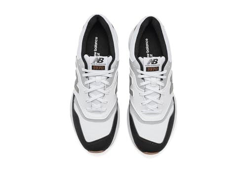 Men's 997 Golf Shoes - Lightweight All-Weather - Size 10 - White/Black