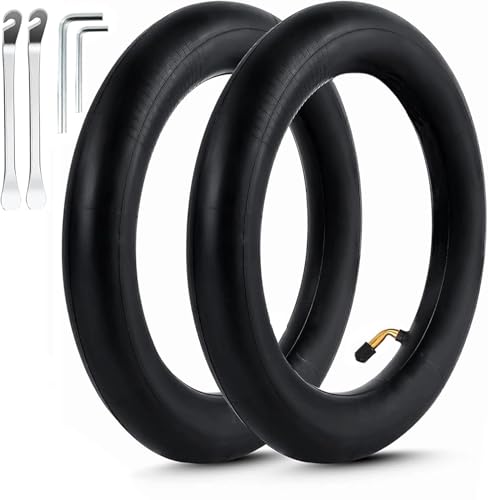 Cooryda 2-Pack 10x2.125 Inner Tubes for Electric Scooter Tires with 0° Valve Stem