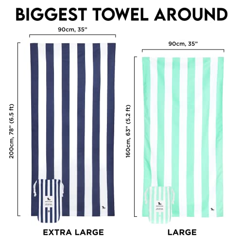 Quick Dry Beach Towel - Large Sand-Resistant Microfiber