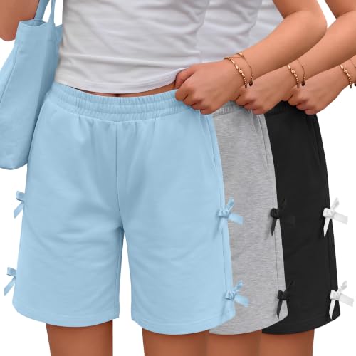 Girls Summer Shorts - 3 Pack Comfortable & Stylish