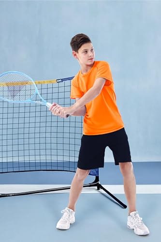 Boys' UPF 50+ Rash Guard Swim Shirt - Orange, 10-12 Years