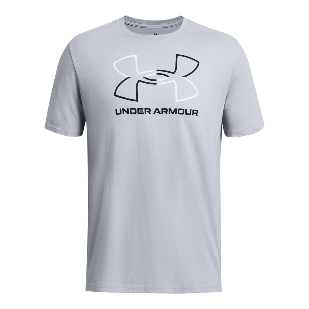 Under Armour Men's Global Foundation Short Sleeve T Shirt, (011) Mod Gray Medium Heather / / Black, X-Large