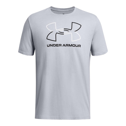 Under Armour Men's Global Foundation Short Sleeve T Shirt, (011) Mod Gray Medium Heather / / Black, X-Large