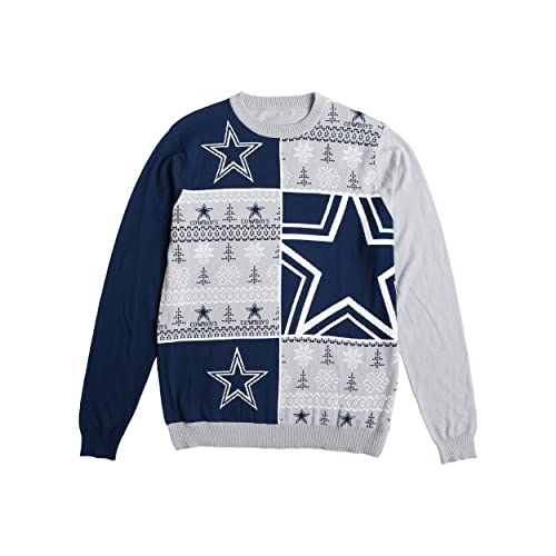 Dallas Cowboys Ugly Sweater - NFL Team Logo Holiday Sweater - Large