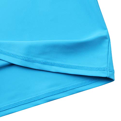 Kids Long Sleeve Rashguard Swimsuit UPF 50+ - 3-4T Blue