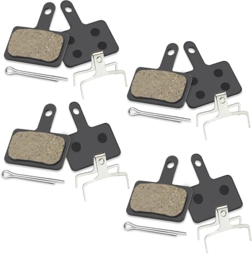 Bicycle Brake Pads Kit - 4 Pairs, Semi-Metallic - Black 4P