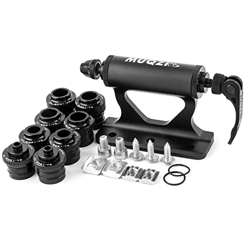 Upgraded Bike Fork Mount with Quick Release & 4 Adapters - Black