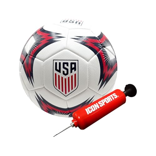 US Soccer Federation Soccer Ball - USMNT White - Size 3