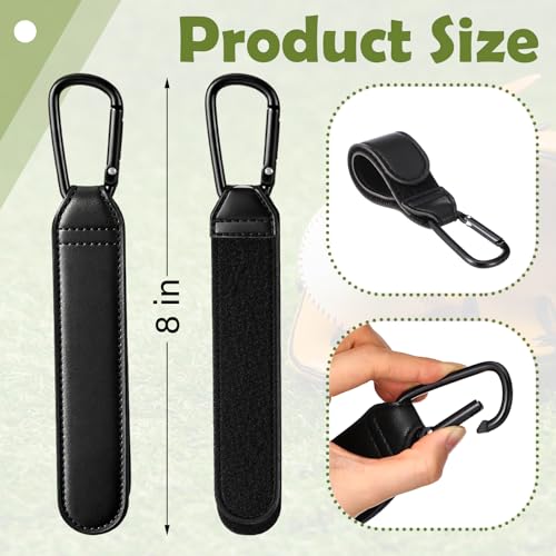 Adjustable Baseball Glove Clip for Gear Storage - 2 Pack, Black