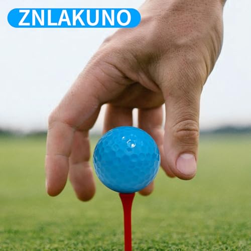 High-Visibility Golf Balls - 2-Piece Design, Long Distance - Blue 3 Pack