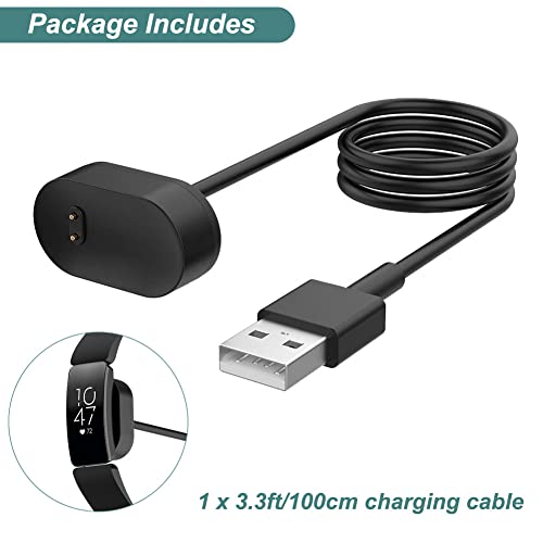 Replacement Charger for Fitbit Inspire HR & Ace 2 - 3.3ft