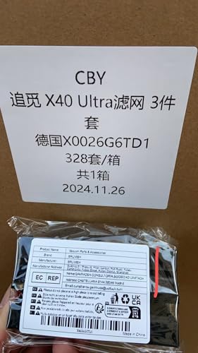 BRUVISH (3 Pack) X40 Ultra Replacement HEPA Filter for Dreame X40 Ultra/ L10s Pro Ultra Heat/ X30 Ultra/ L10s Ultra Gen 2/ L40 Ultra/Mova P50 Ultra/ P50 Pro Ultra/ P10 Pro Ultra Robot Vacuum Filters