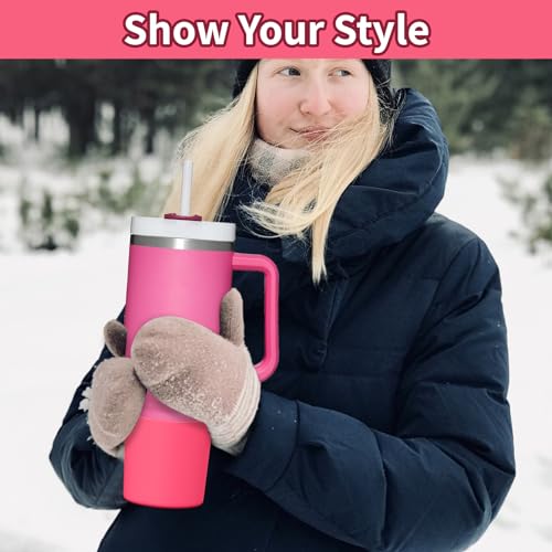 Silicone Boot for Stanley Quencher H2.0 40oz Tumbler - Pink