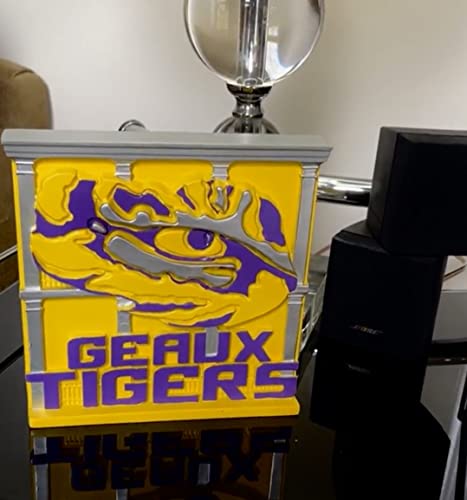 LSU Tigers Desk Accessory - Home Decor Figurine
