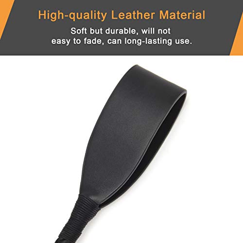 18 Inch Horse Riding Crop - PU Leather Whip - Black
