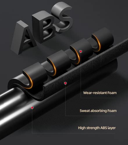 Push Up Bars with Extra Thick Foam Grip - Black / L