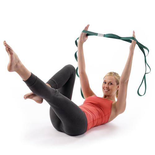 Stretch Out Strap with Pilates Essentials Book - 6' Long