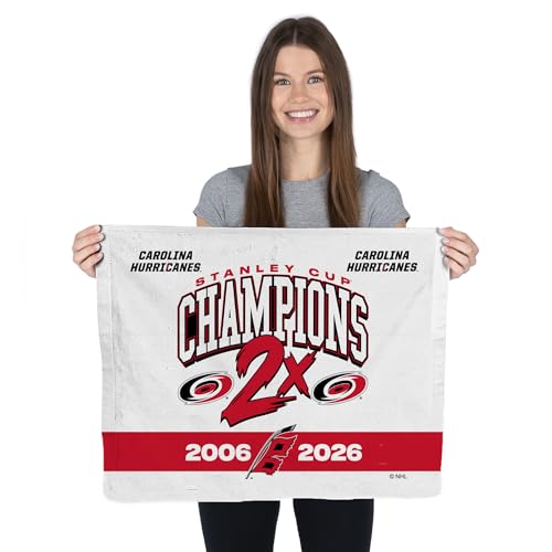 2026 Stanley Cup Champions Rally Towel - Carolina Hurricanes - 15 x 18 Inch