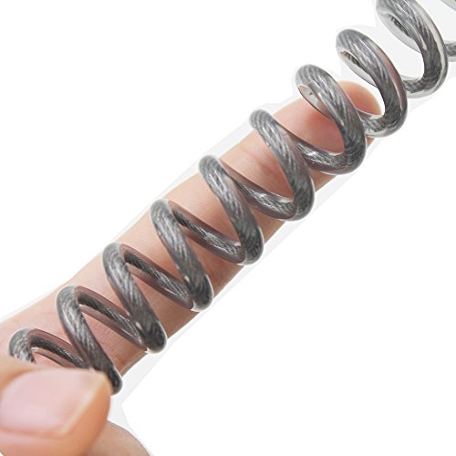 Stainless Steel Coiled Diving Lanyard with Quick Release Buckle