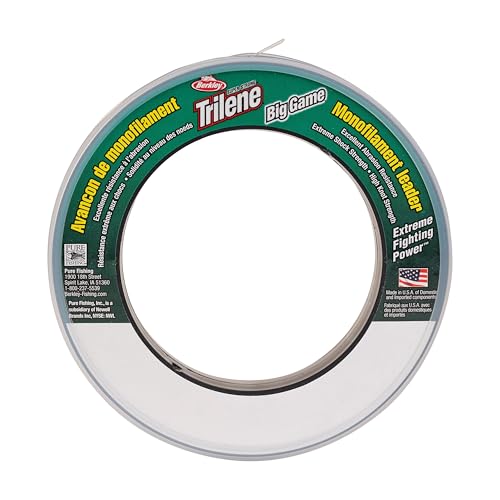 Monofilament Fishing Leader Line - 30lb Test, 55yd, Clear