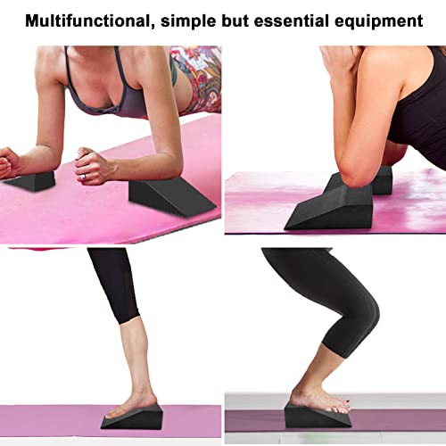 Squat Wedge Blocks - Non-Slip Yoga Ramp for Calf Raises & Stretching