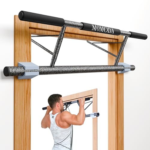MOMODA Heavy-Duty Door Pull-Up Bar – No-Drill, Fits 23.6–34.6 in Doorways