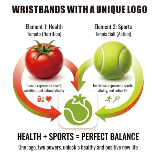 Athletic Sweatband for Tennis, Pickleball, Running, Gym