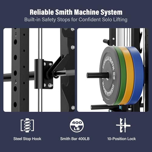 Drone2 Advanced Smith Machine Home Gym with Bench & 230lb Weights