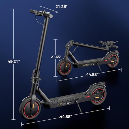 500W Electric Scooter for Adults with APP Control - 18 MPH, 8.5" Tires