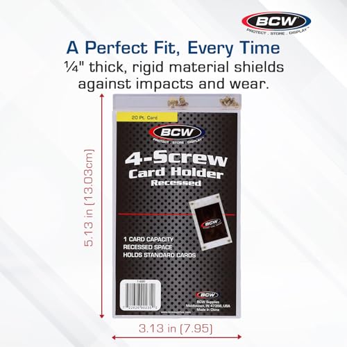 Screwdown Trading Card Holder for 20-35 pt Cards - 15ct