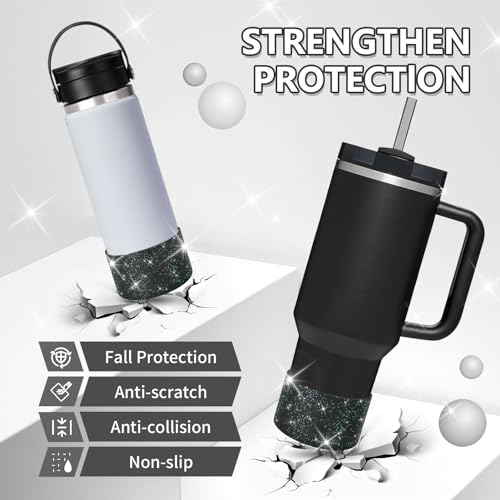 Glittering Silicone Boot for Stanley Quencher 40oz & More