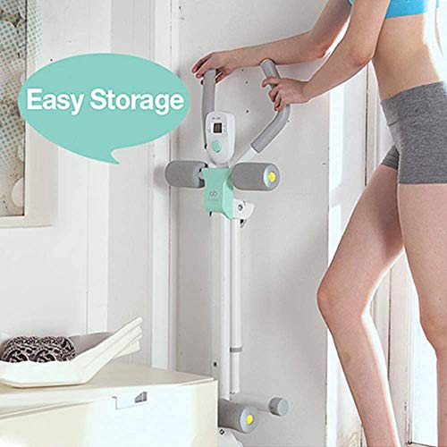 Height Adjustable Ab Trainer - Whole Body Workout Machine - Green