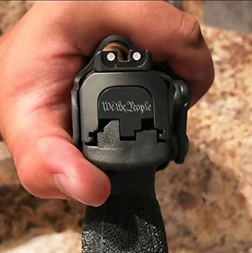 Laser Engraved Aluminum Rear Back Plate for M&P Full Size - We The People