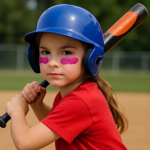 Hot Pink Glitter Eye Black Stick - Anti-Glare Sports Makeup