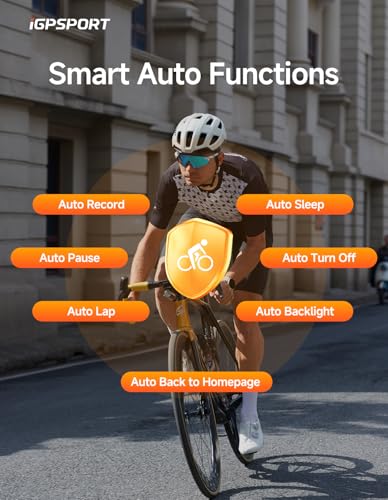 Wireless GPS Bike Computer BSC100S - 2.6'' LCD, 40H Battery Life