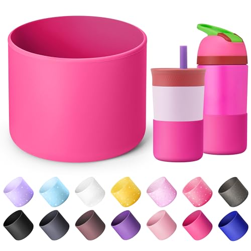 Silicone Boot for Owala Water Bottles - 14/16 oz - Rose Red