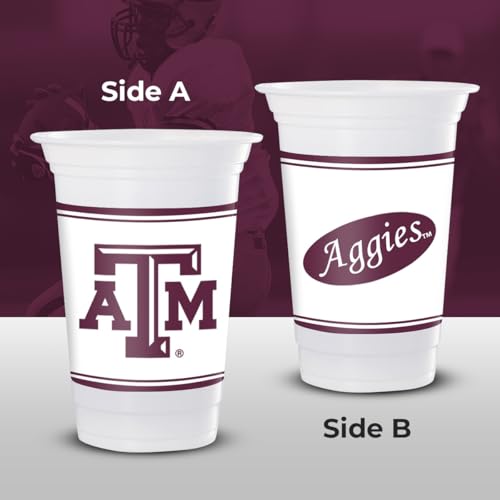 Texas A&M Aggies 16oz Disposable Party Cups – 16 Pack