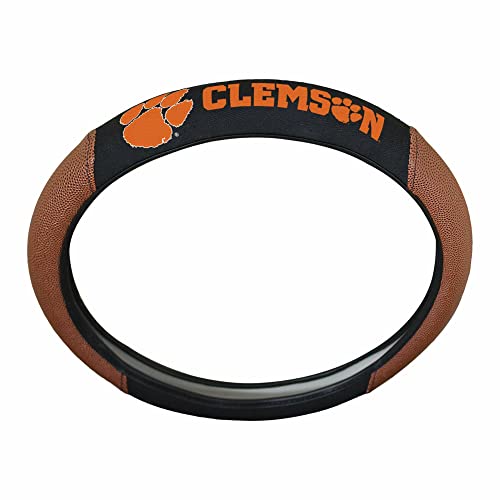 NCAA Steering Wheel Cover with Football Accents - Unisex