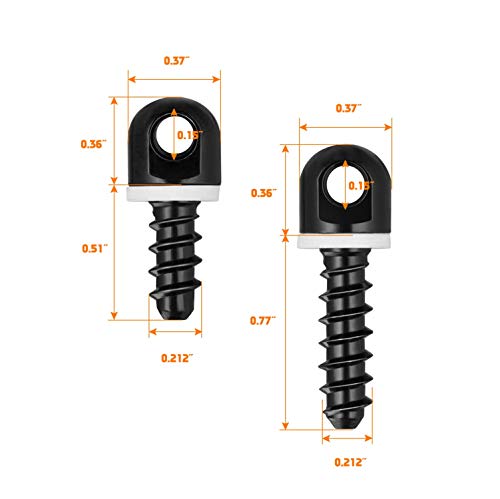 6-Piece Sling Swivel Stud Set for Rifle & Shotgun - GGStud-01
