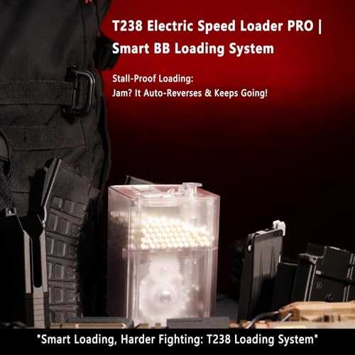 High-Speed Electric BB Speed Loader with OLED Display - Battery Included