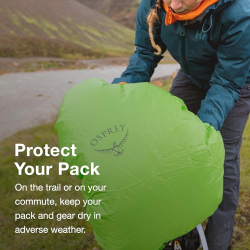 Osprey Hi-Vis Commuter Rain Cover – Black