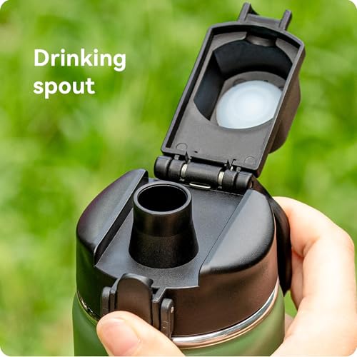 Auto Flip Lid for Hydro Flask Wide Mouth Bottles - 1 Pack