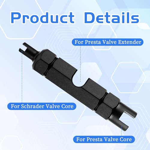 Valve Core Repair Tool Set - 2 Pcs Blue & Black