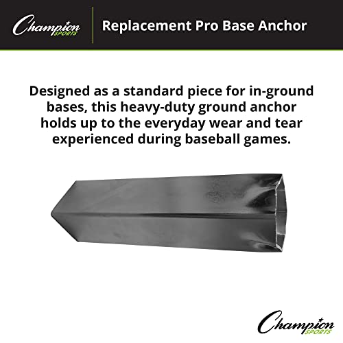 Heavy-Duty Baseball Softball Base Anchor Replacement Pin - 1 Qty