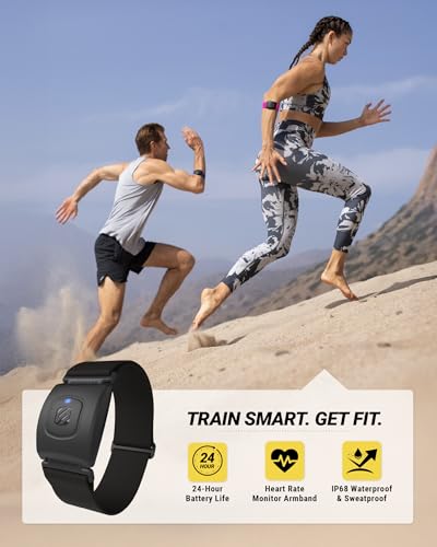 Heart Rate Monitor Armband - Bluetooth & ANT+ - Black R2.0