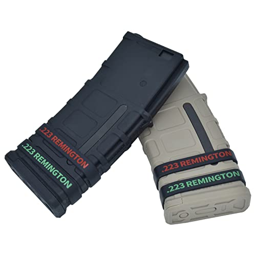 .223 Remington Magazine Marking Bands - 12 Pack Green
